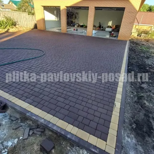 укладка тротуарной плитки картинка 34