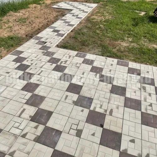 укладка тротуарной плитки картинка 48